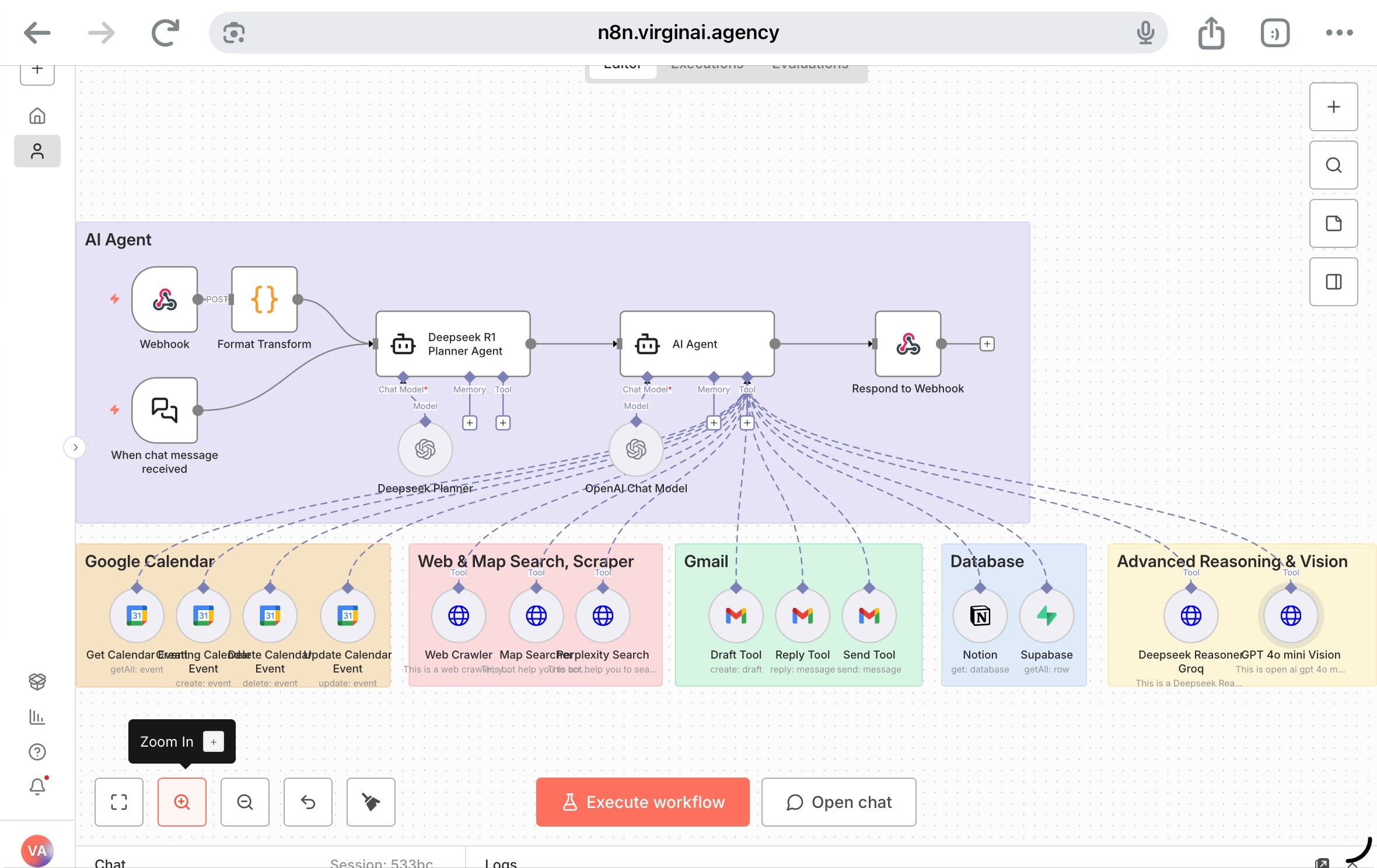 DeepSeek R1 + ElevenLabs AI Agent – Fully Automated Executive Task Assistant (n8n)