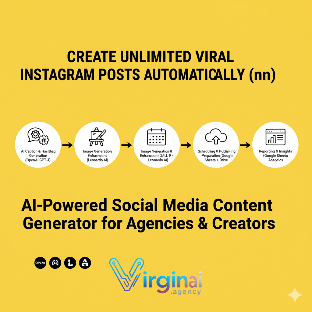 Create Unlimited Viral Instagram Posts Automatically (n8n)