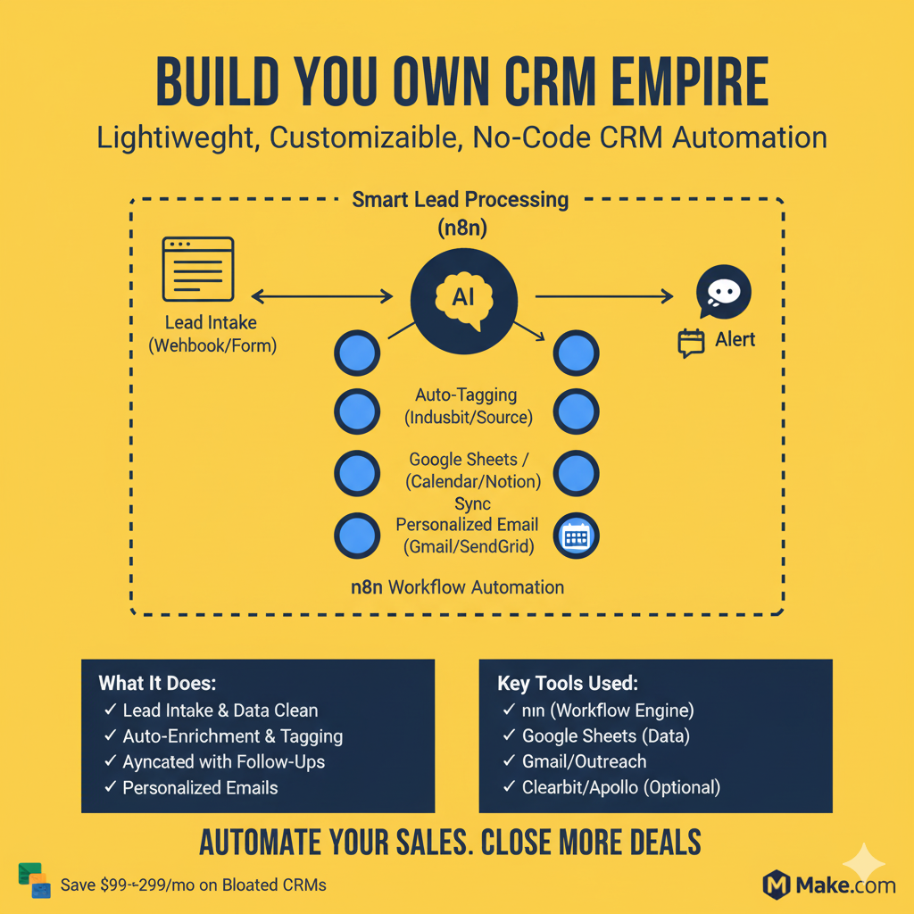 CRM Magic: Build Your Entire CRM in n8n (No Expensive Tools Needed)