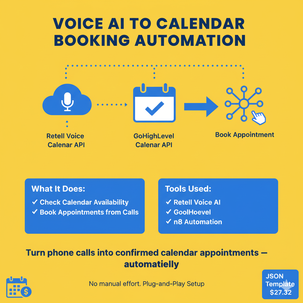 Voice Assistant to Calendar Booking Automation
