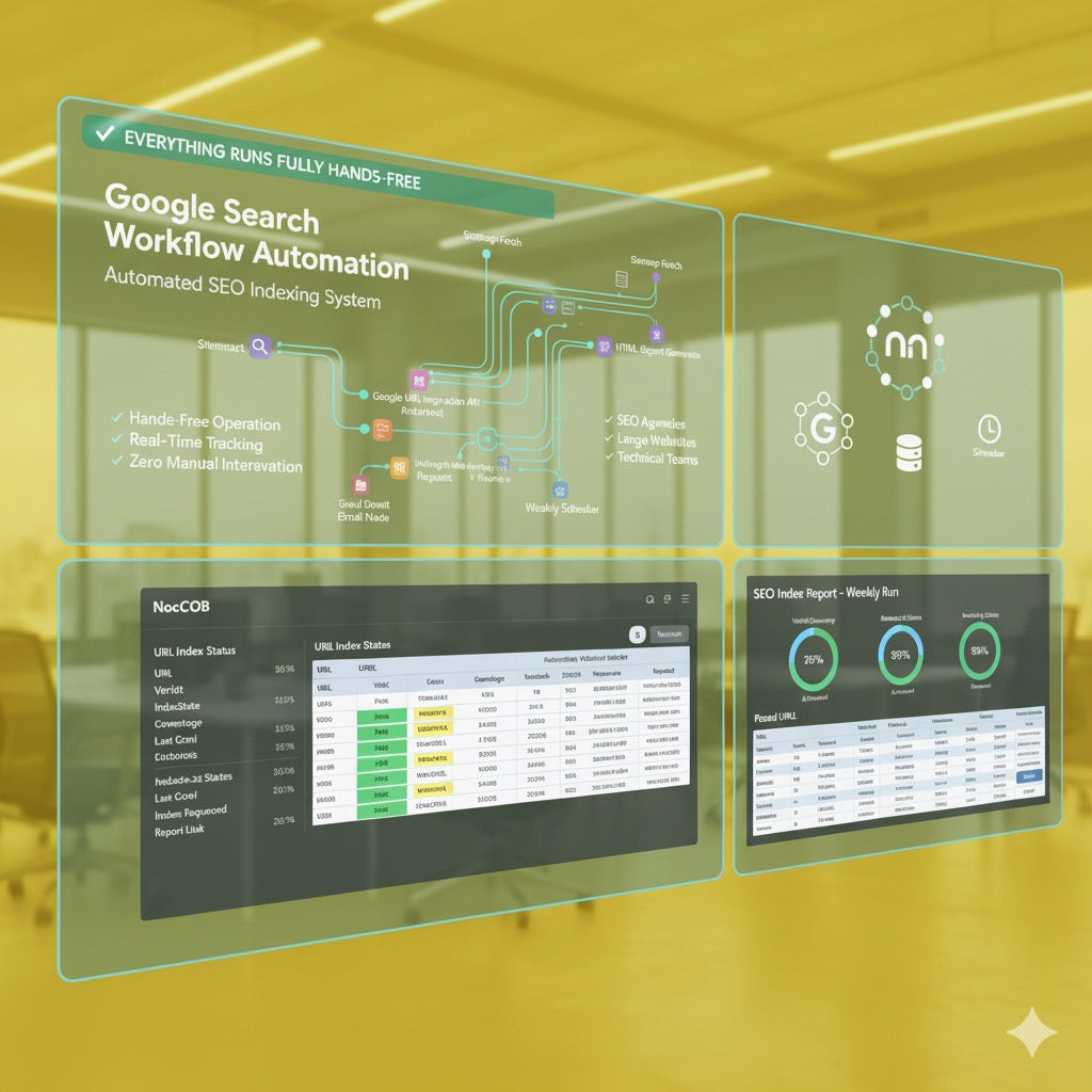 Google Search Indexing & Sitemap Monitoring Automation (Built on n8n)