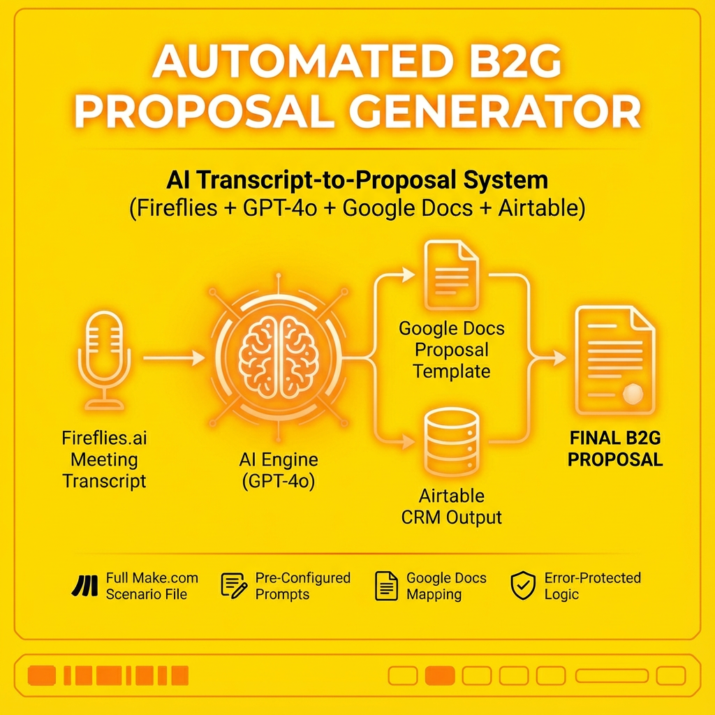 Automated B2G Proposal Generator – AI Transcript-to-Proposal System